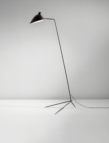 Serge Mouille, ‘Simple floor lamp with "Lampadaire" shade’, designed 1953