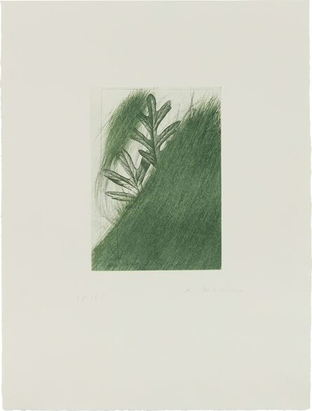 Arnulf Rainer, ‘Eichenblatt (Oak Leaf) from For Joseph Beuys’, 1986-1987