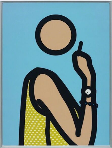 Julian Opie, ‘Ruth with Cigarette 2 (Artist Proof)’, 2005