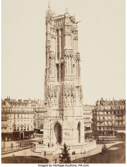 Édouard Baldus, ‘Tour de St. Jacques, Paris’, 1858