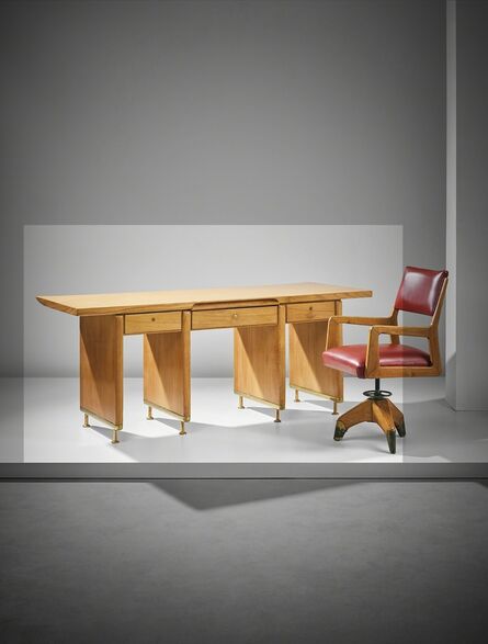 Gio Ponti, ‘Unique executive desk, designed for the Dulciora offices, Milan’, 1946-1948