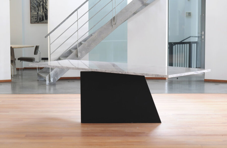 1983 Ambiguita dining table by Lella & Massimo Vignelli.
