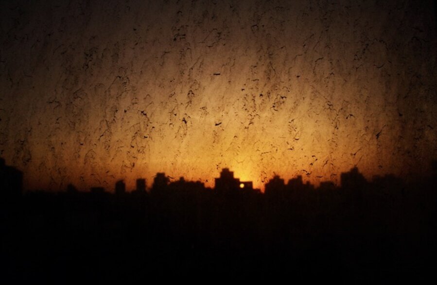 Sunset Through My Window, from the series "In the Shadow of the Pyramids"