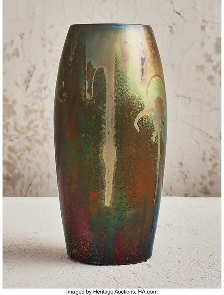 Clément Massier, ‘Dandelion Drip Vase’, circa 1900