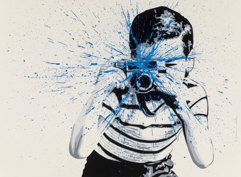 Mr. Brainwash, ‘Smile (Blue)’, 2011, Print, Screenprint in colors on Archival Art paper, Heritage Auctions