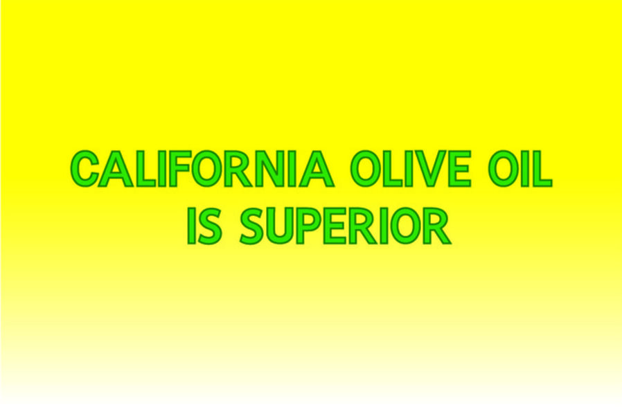 Banner (California Olive Oil is Superior)