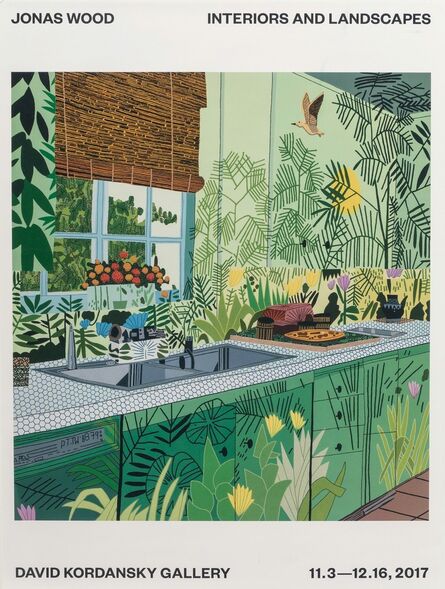Jonas Wood, ‘Interiors and Landscapes Show Poster’, 2017