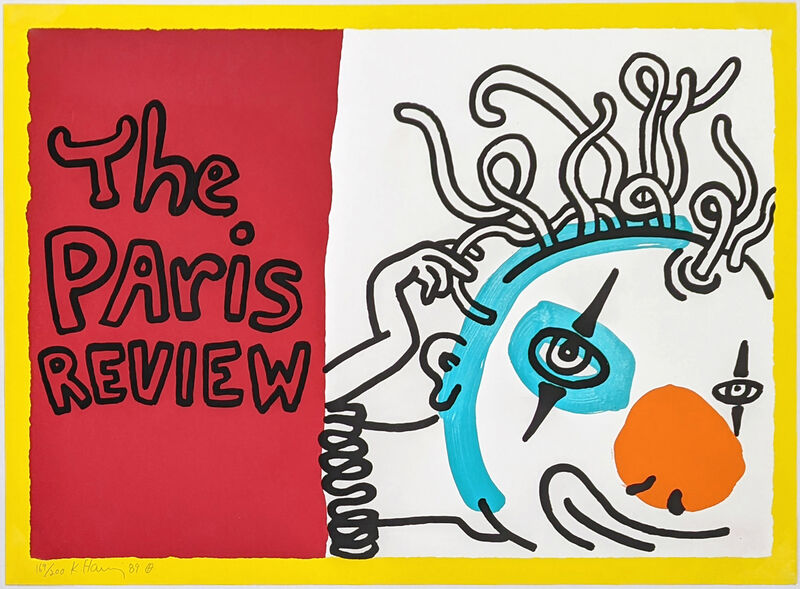 Keith Haring, ‘PARIS REVIEW’, 1989, Print, SCREEN PRINT, Gallery Art