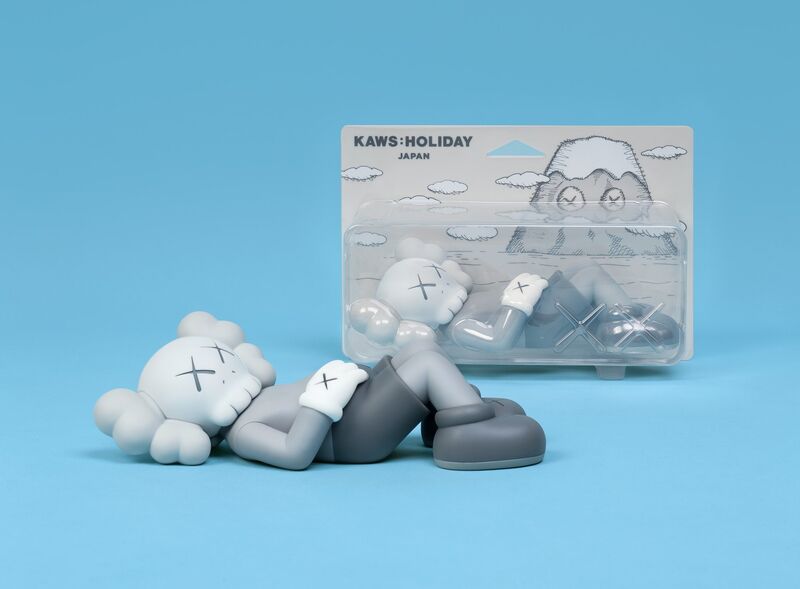 KAWS, ‘HOLIDAY JAPAN WHITE - KAWS’, 2019, Ephemera or Merchandise, Cast vinyl painted in brown and other colors, Dope! Gallery