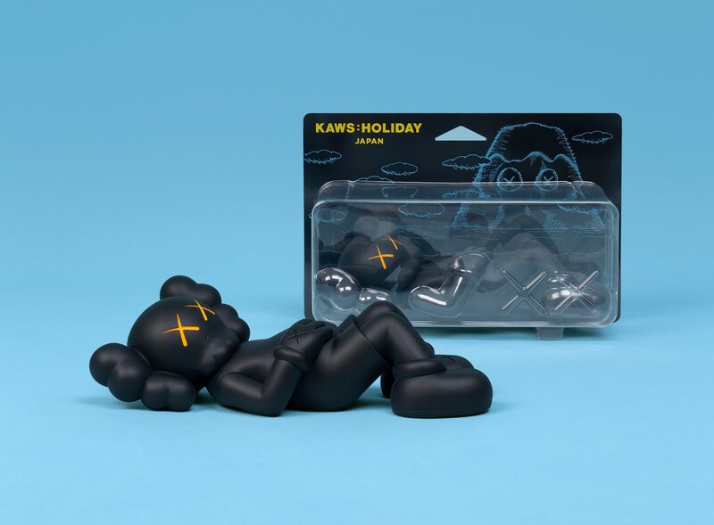 KAWS, ‘HOLIDAY JAPAN BLACK - KAWS’, 2019, Ephemera or Merchandise, Cast vinyl painted in brown and other colors, Dope! Gallery