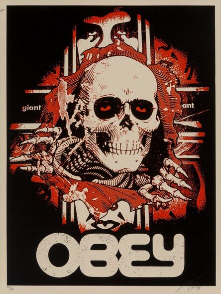 Shepard Fairey, ‘Bones Ripper’, 2005