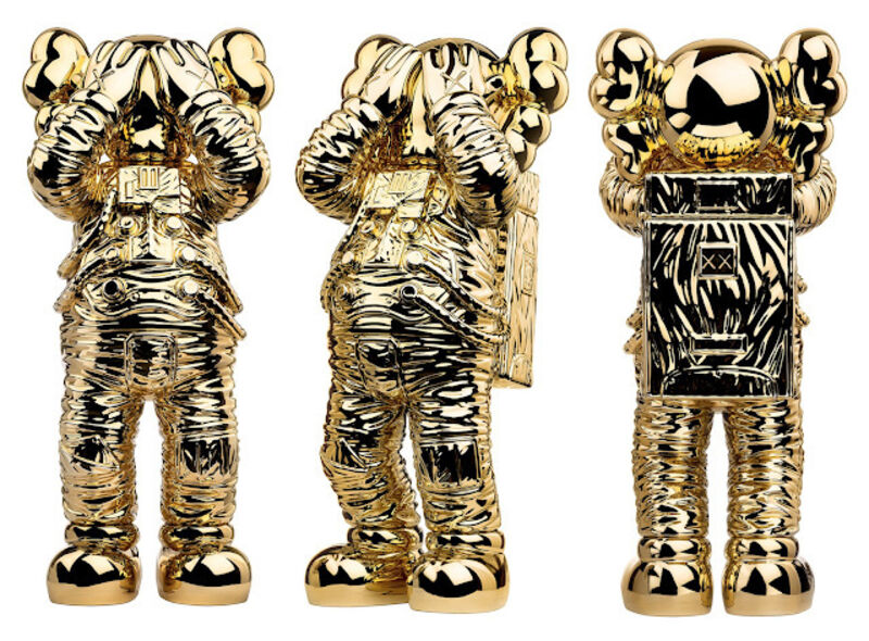 KAWS, ‘Holiday Space (Gold)’, 2020, Sculpture, Polyurethane Figure, Side X Side Gallery