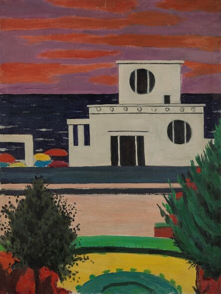Pompeo Borra, ‘Paesaggio (Arma di Taggia)’, 1958