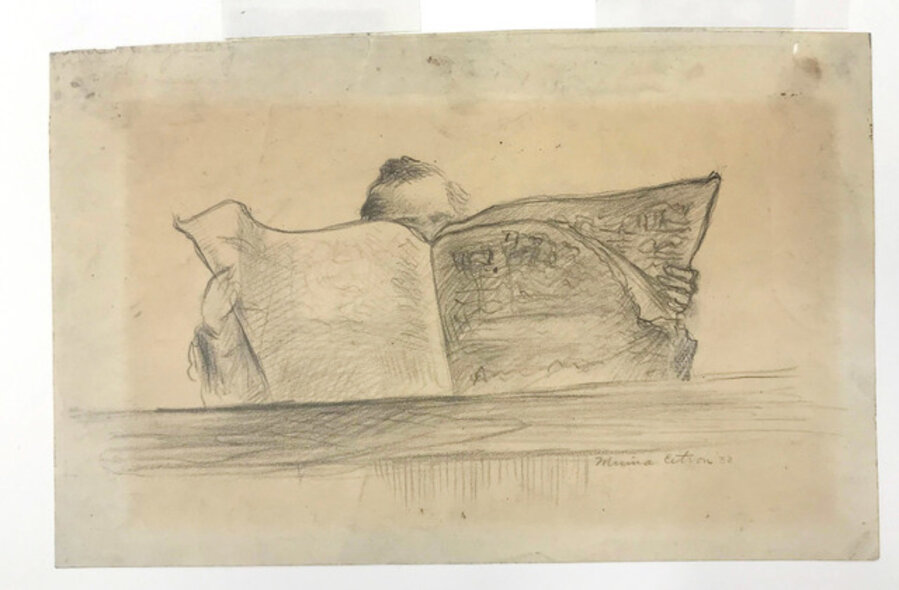 Untitled (Man Reading)