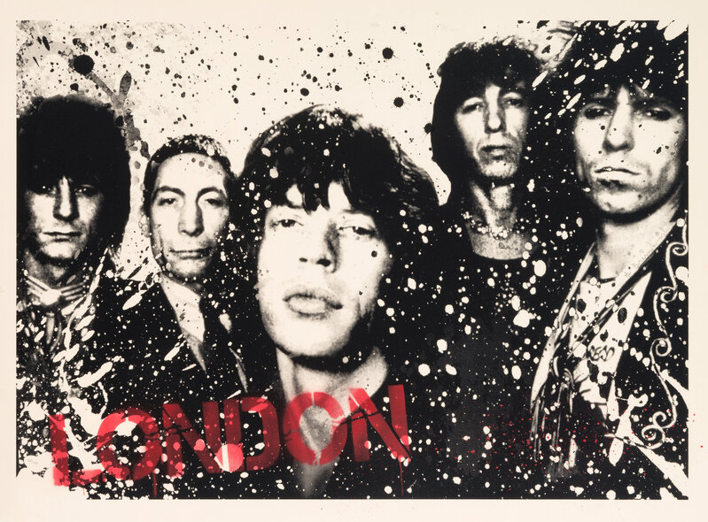 Mr. Brainwash, ‘The London Years (Rolling Stones)’, 2009, Print, Hand embellished screenprint in colours on archival art paper, Tate Ward Auctions