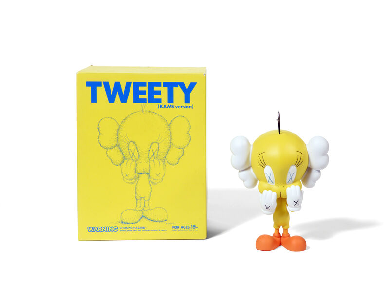 KAWS, ‘KAWS TWEETY (Yellow)’, 2010, Sculpture, Painted cast vinyl, DIGARD AUCTION