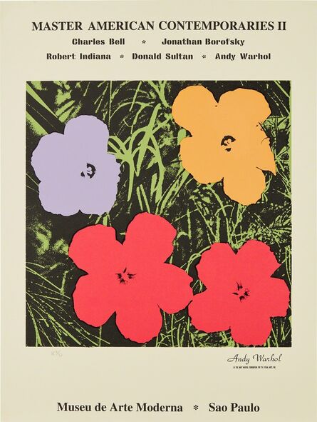 After Andy Warhol, ‘Flowers, from Master American Contemporaries II’, 1994