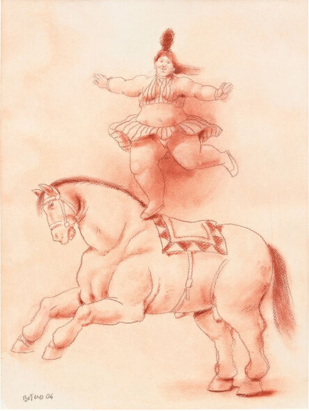Fernando Botero, ‘Danseuse équilibriste à cheval (Balancing dancer on horseback)’, 2006