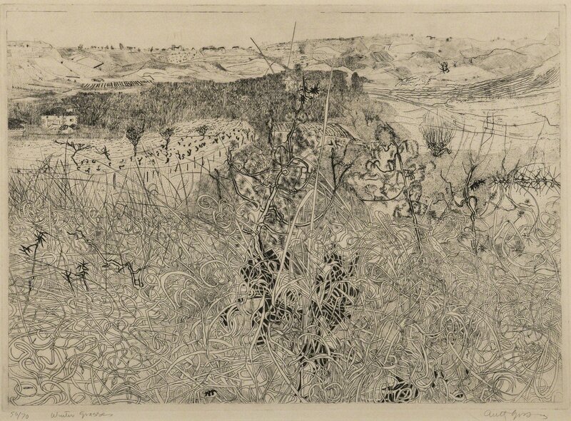 Anthony Gross, ‘Winter Grasses’, 1972, Print, Etching, Forum Auctions