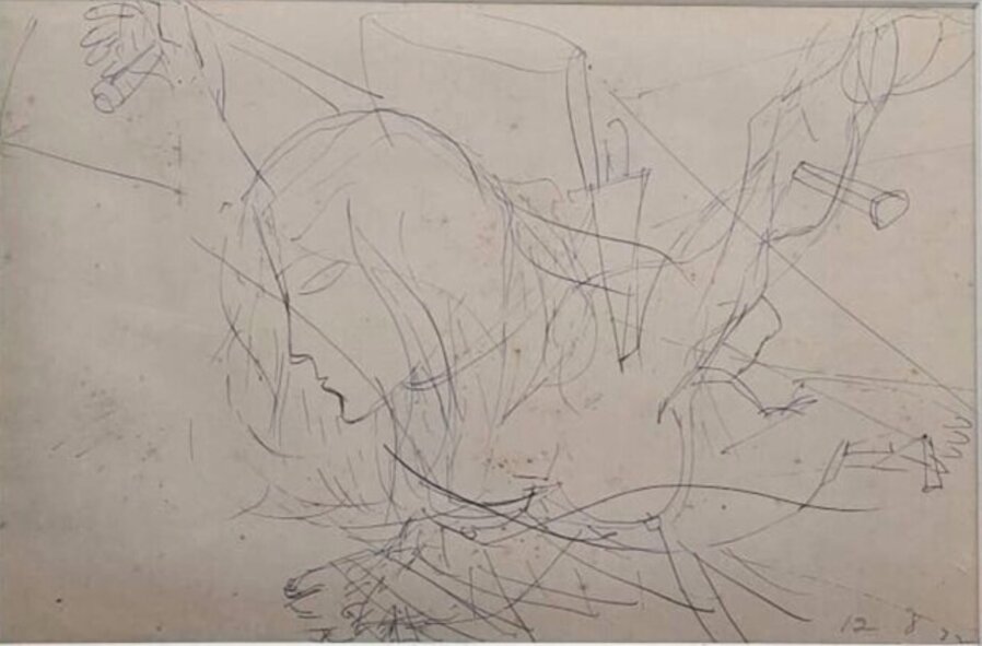 Untitled, Pen and Ink on Paper