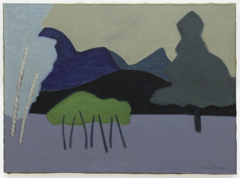 Milton Avery, ‘Clear Cut Landscape’, 1951, Painting, Oil on canvas, San Francisco Museum of Modern Art (SFMOMA) 