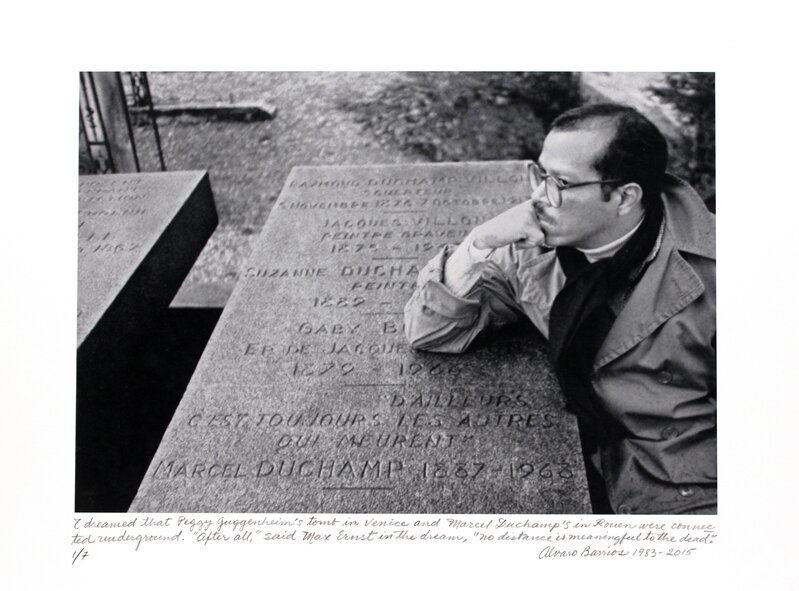 Álvaro Barrios, ‘"Soñé que las tumbas de Peggy Guggenheim y Marcel Duchamp estaban conectadas bajo la tierra..."’, 1983, Photography, C-Print, Henrique Faria Fine Art