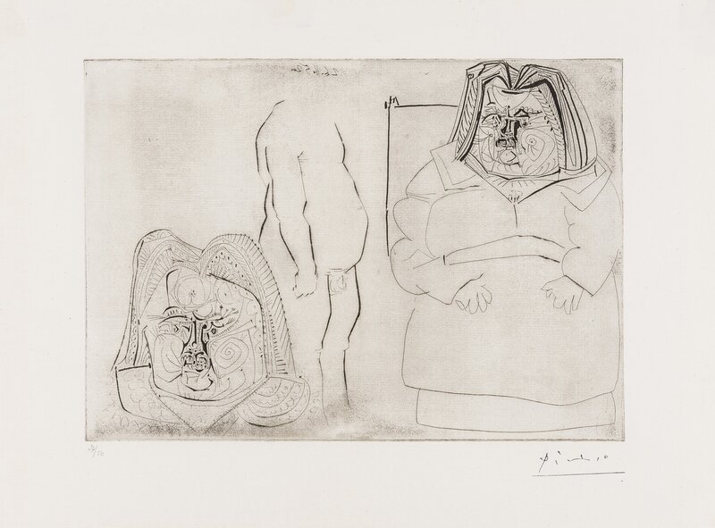 Pablo Picasso, ‘Balzac (Bloch 713)’, 1952-1961, Print, Etching, Forum Auctions