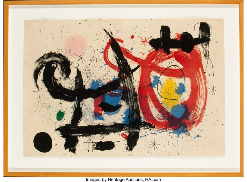 Joan Miró, ‘Le Cheval Ivre’, 1964, Print, Lithograph in colors on wove paper, Heritage Auctions