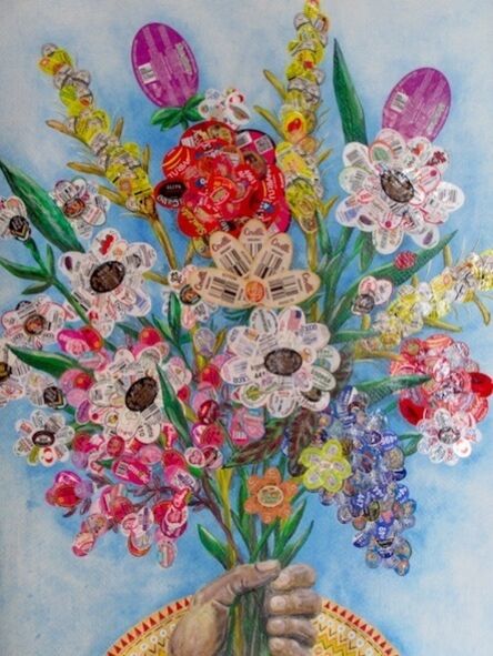 Luisa Caldwell, ‘Fistful of Flowers’, 2017