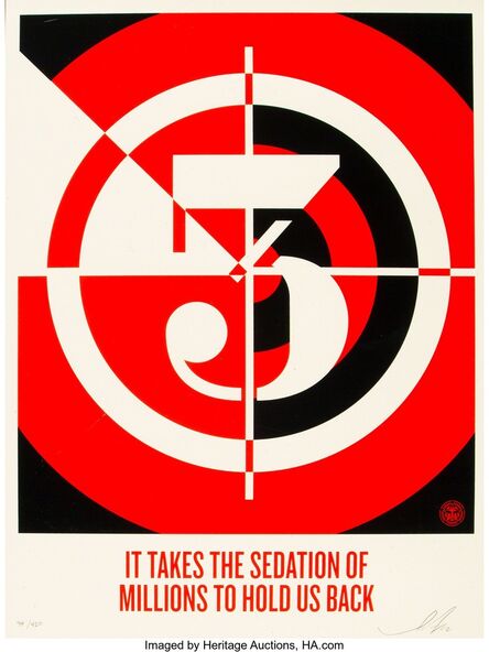 Shepard Fairey, ‘Sedation of Millions’, 2012