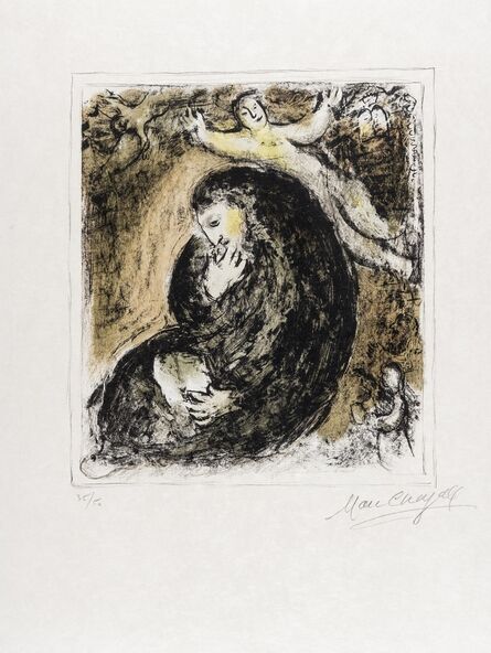 Marc Chagall, ‘The Prophet and the Angel (Mourlot 942)’, 1979