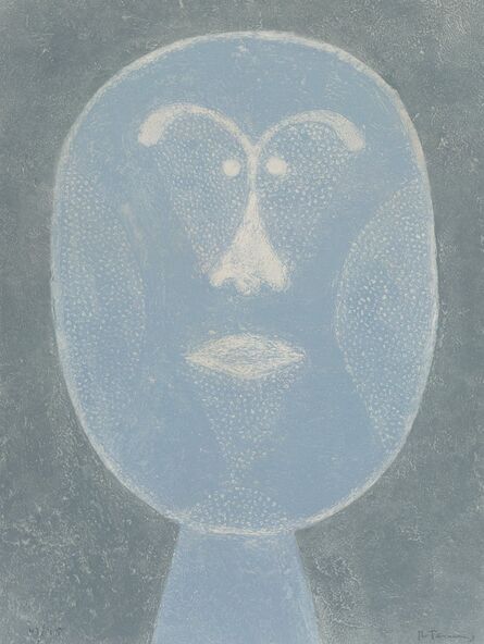 Rufino Tamayo, ‘Cabeza en violeta’, c. 1976