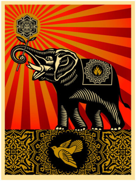 Shepard Fairey, ‘Peace Elephant’, 2011