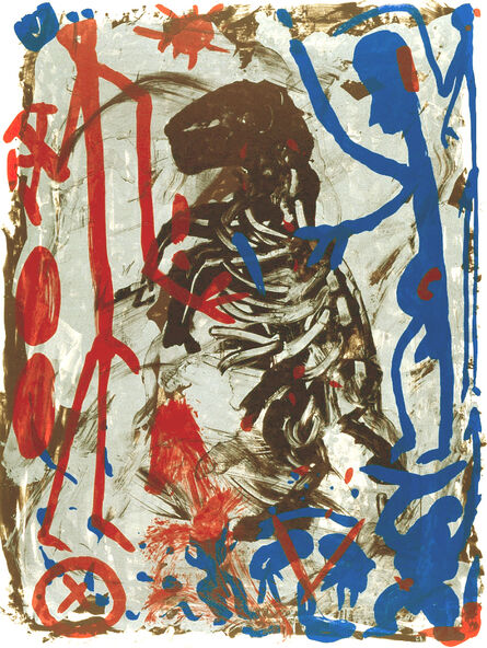 A.R. Penck, ‘Untitled (from the portfolio "Lettre International")’, 1992
