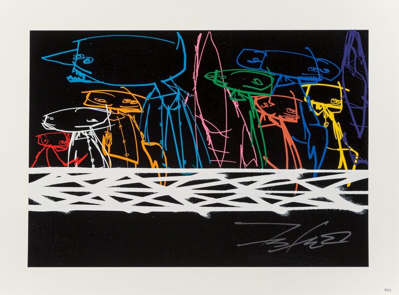 Futura 2000, ‘Community (Black)’, 2019, Print, Screenprint in colors on wove paper, Heritage Auctions