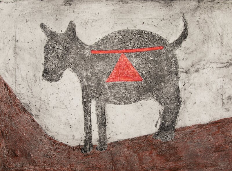 Rufino Tamayo, ‘El Perro Mueve La Cola’, 1974, Print, Mixografía in colors on Arches paper, Heritage Auctions