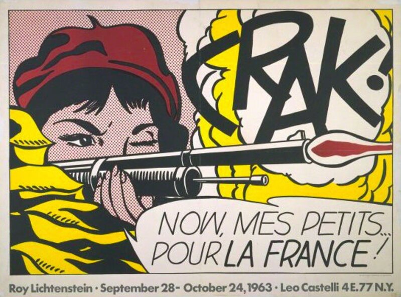 Roy Lichtenstein, ‘Crak! Now, Mes Petits... Pour la France!’, 1964, Print, Screenprint, BOCCARA ART