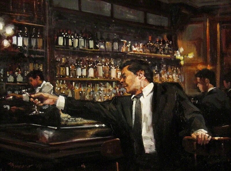 Onelio Marrero, ‘Another Martini’, ca. 2009, Painting, Oil on Canvas, Janus Galleries