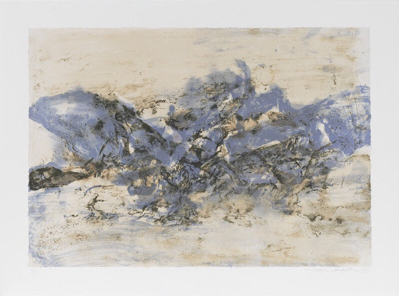 Zao Wou-Ki 趙無極, ‘Untitled’, 1998, Print, Lithograph, Composition.Gallery