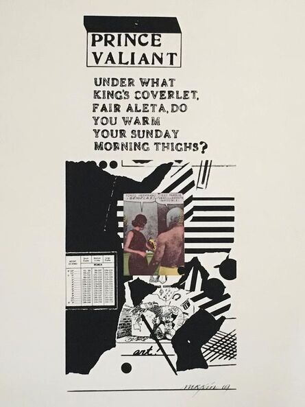 Richard Merkin, ‘Prince Valiant Pop Art 1969 Color Screenprint Richard Merkin’, 1960-1969