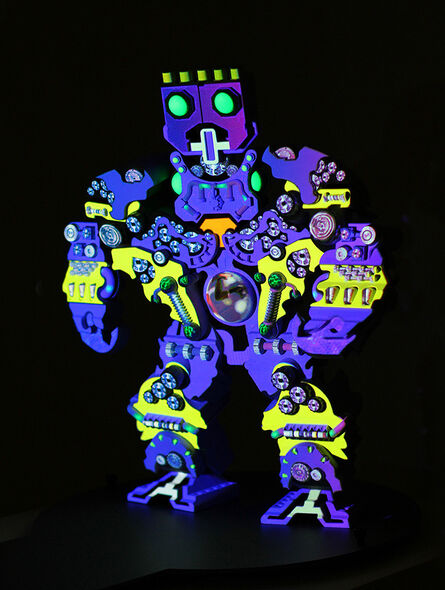 Peter Sarkisian, ‘VideoMorphic Figure (Robot 1 v 2)’, 2013