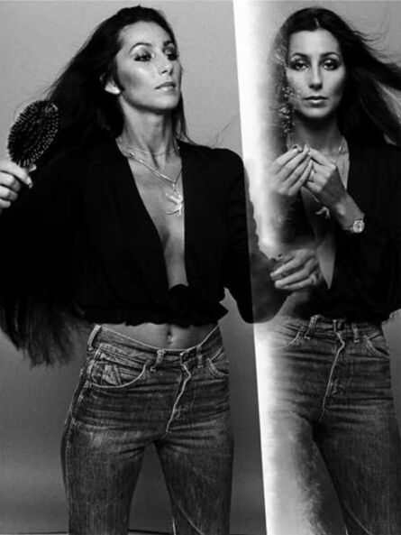 Norman Seeff, ‘Cher, Los Angeles 1976, “Bel Air 2-­‐Up”’, 1976