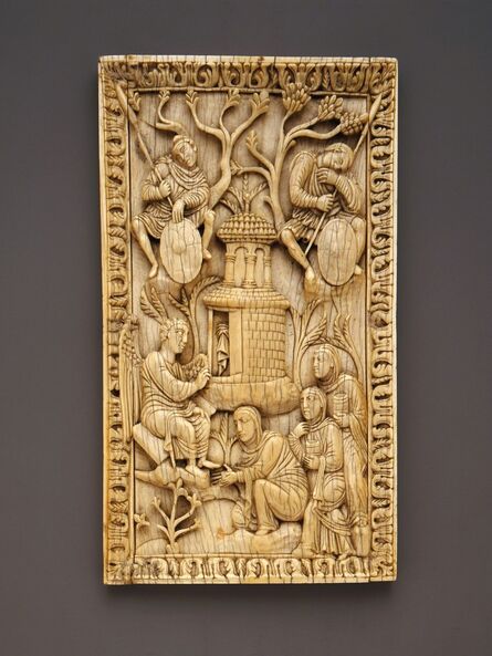 Unknown Italian, ‘Plaque with the Holy Women at the Sepulchre’, early 10th century