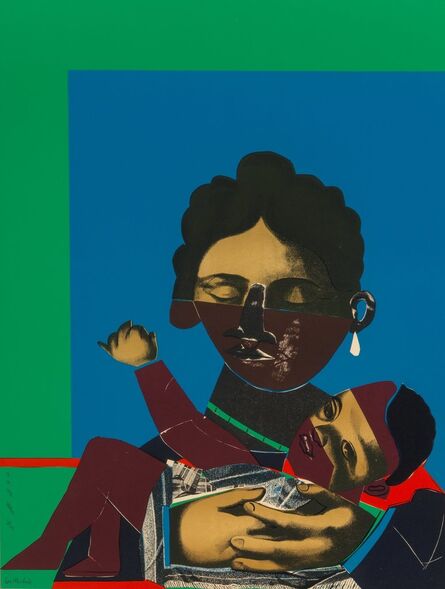 Romare Bearden, ‘Mother and Child, from Conspiracy: The Artist as Witness’, 1971