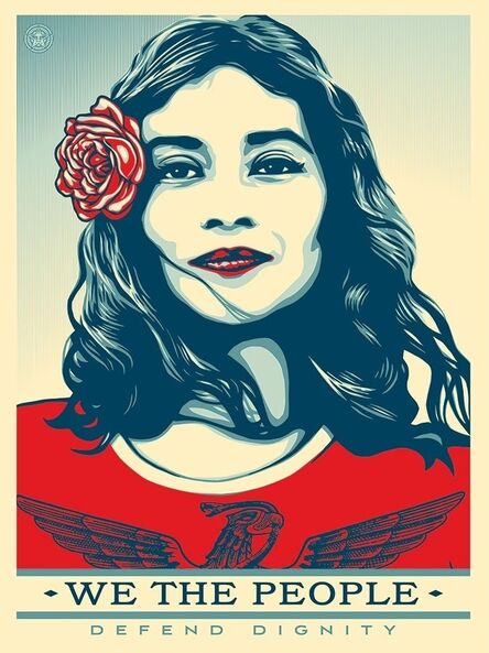 Shepard Fairey, ‘WE THE PEOPLE Defend Dignity’, 2017