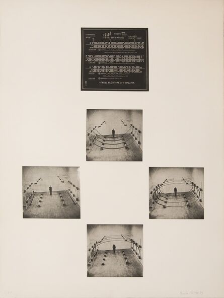 Bernhard Leitner, ‘Raumvariation einer Röhre / Spatial Variation of a Corridor’, 1973