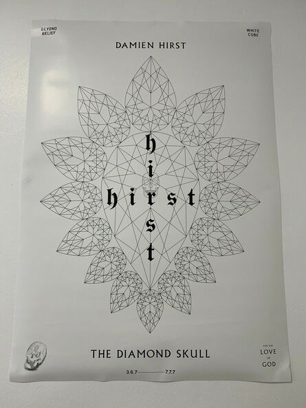 Damien Hirst, ‘FOR THE LOVE OF GOD: THE DIAMOND SKULL, WHITE CUBE, BEYOND BELIEF SKULL DRAWING’, 2007