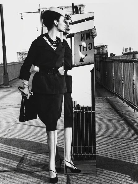 William Klein, ‘Mirrors, Brooklyn Bridge, Vogue, New York City, New York’, 1962