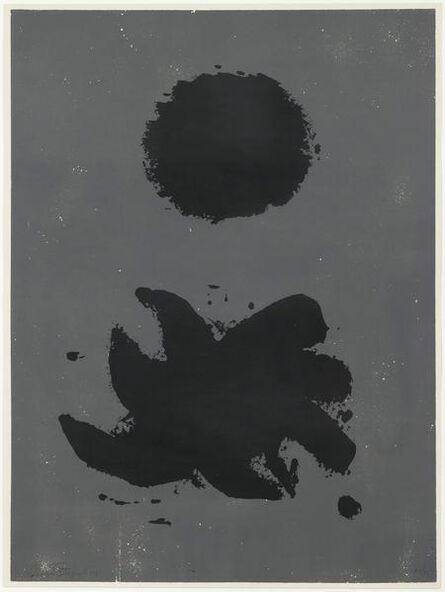 Adolph Gottlieb, ‘Black & Grey’, 1967