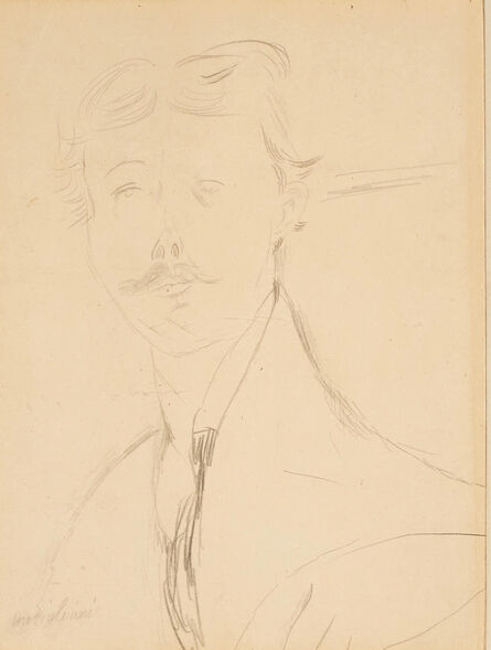 Amedeo Modigliani, ‘Portrait d'un Jeune Honne’, 1917